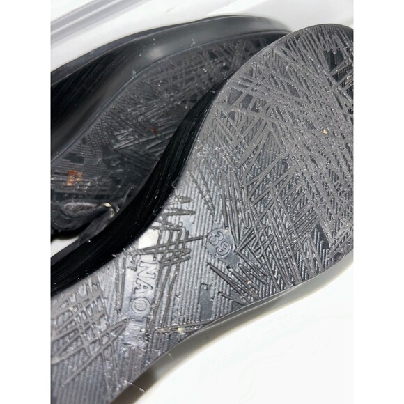 NAOT Women's Wedge Platform Mary Jane Shoes size 39/8.5 Genuine Leather - Picture 8 of 9